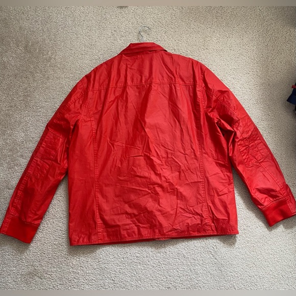Vintage Y2K Tommy Hilfiger La Jolla Red MESH LINED JACKET XL - Picture 5 of 16
